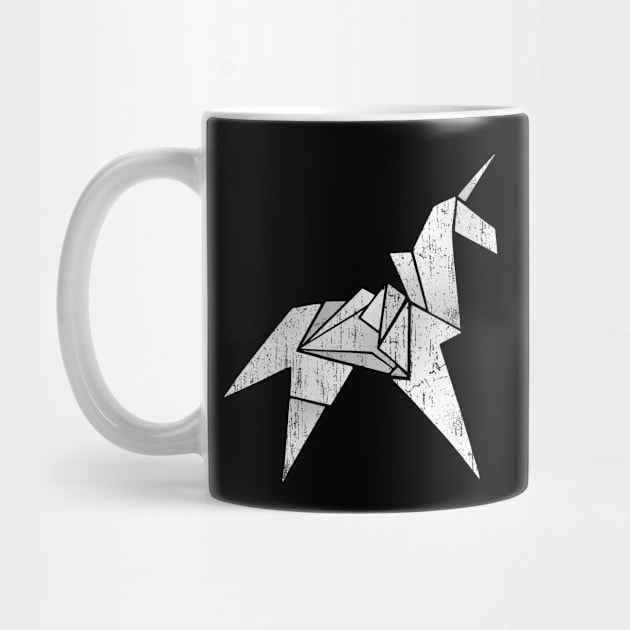 Blade Runner Unicorn Origami (Aged) by VanHand
